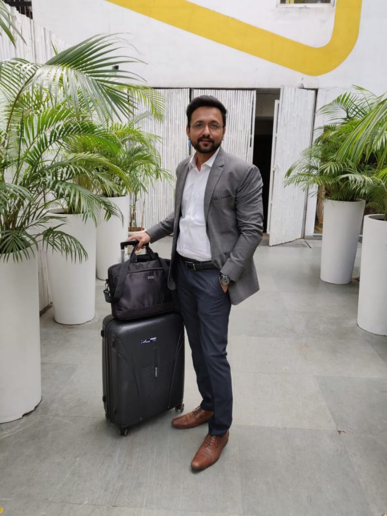 Vijith Kumar Nandanam, Off To Work