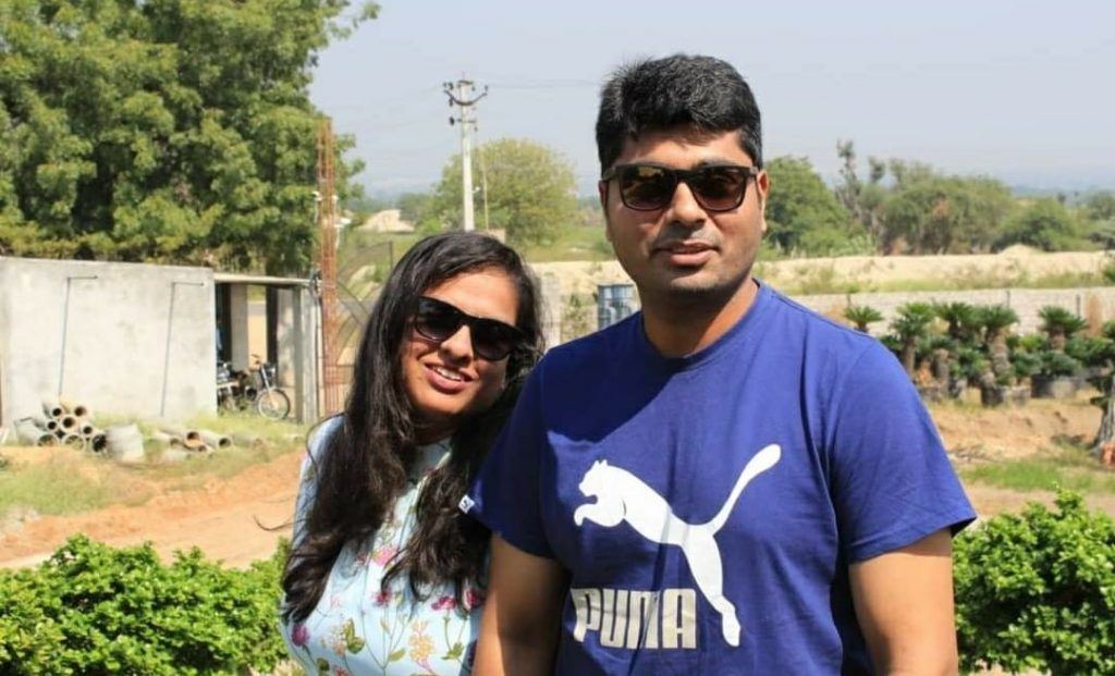 Vipin Singh & His Co-Founder & Wife Alankritha Mandadi